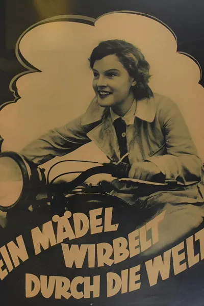 Ein Mädel wirbelt durch die Welt