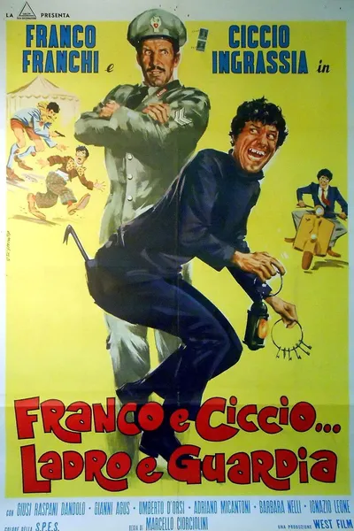 Franco and Ciccio... Robber and Cop