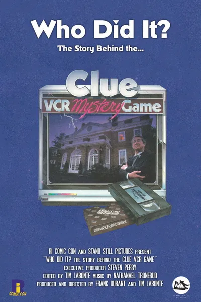 Who Did It? The Story Behind the Clue VCR Mystery Game