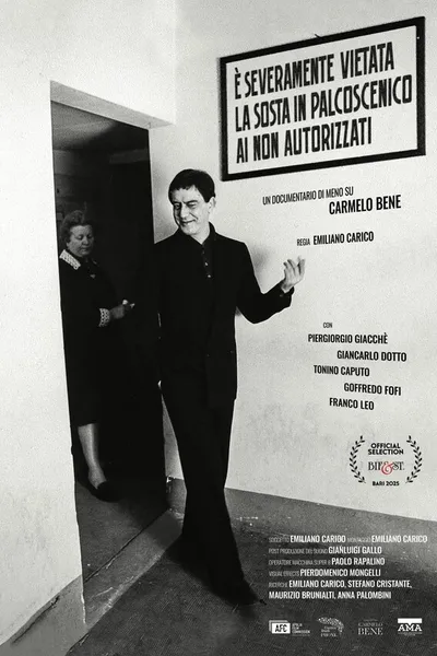 È severamente vietata la sosta in palcoscenico ai non autorizzati. Un documentario di meno su Carmelo Bene