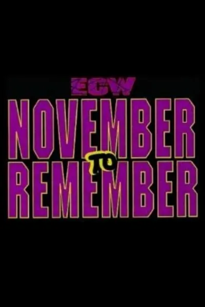 ECW November to Remember 1993