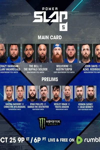 Power Slap 5: Da Crazy Hawaiian vs. Vakameilalo