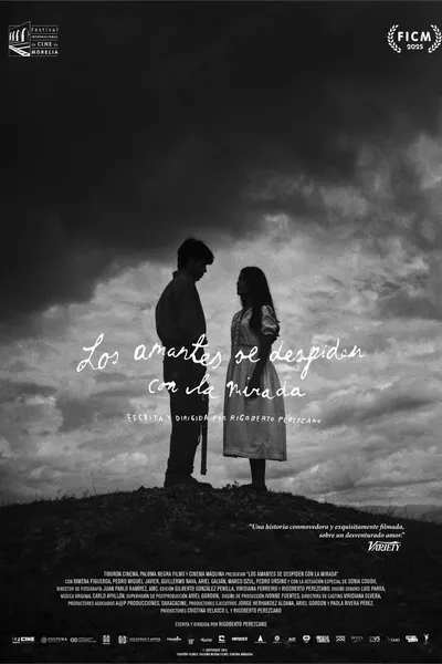 Lovers bid farewell with a glance